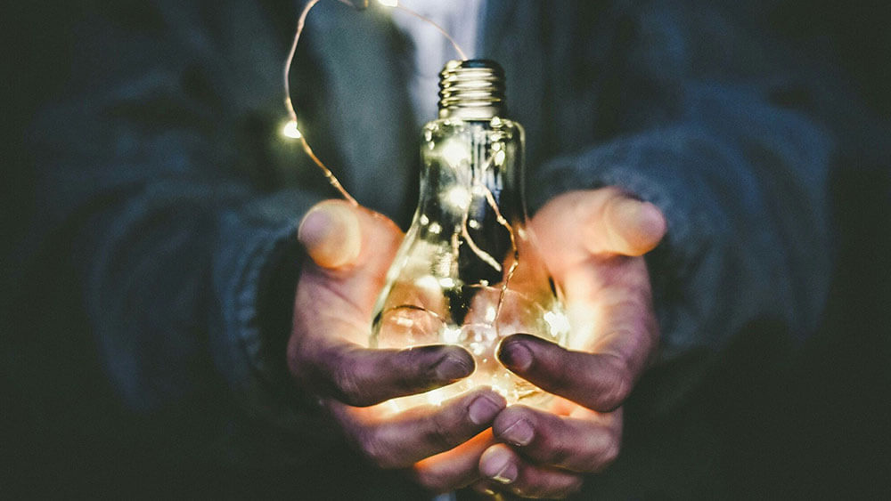 Abstract visual representing digital services